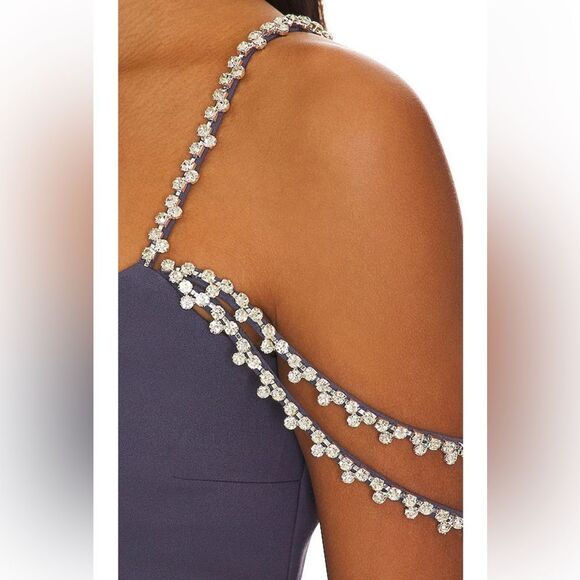 Likely Hank Dress Night Shadow
Purple Midi rhinestone Beaded Straps Revolve 6 - Picture 4 of 11